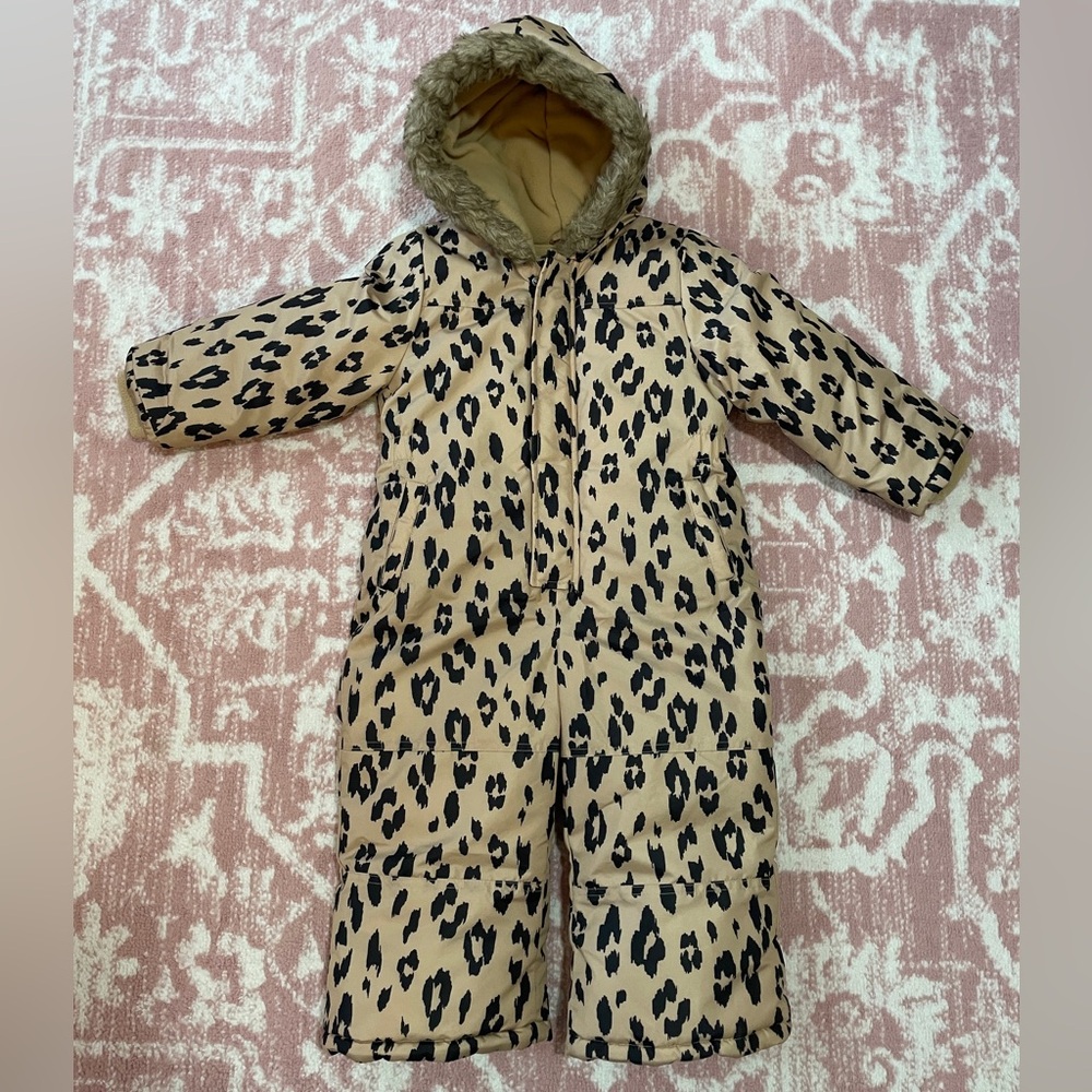 Carter's Toddler Leopard Fleece-Lined Snow Suit